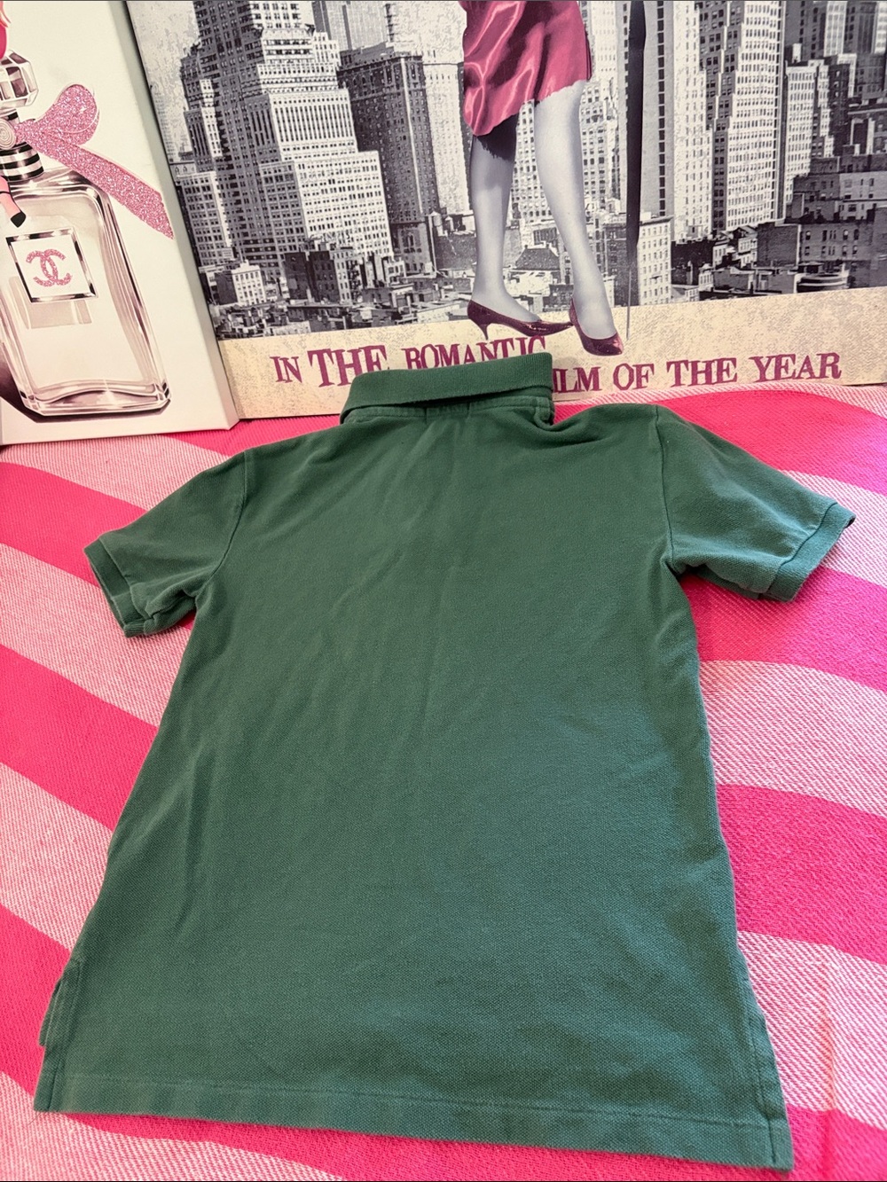 Polo by Ralph Lauren Dark Green Short Sleeve Polo with Light Blue Pony - Picture 5 of 5